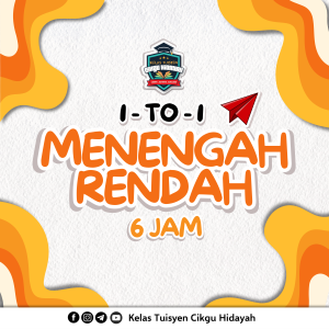 D. 1-to-1 Menengah Rendah [ 6 Jam ] ( Jun 2026 )