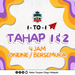 C. 1-to-1 Tahap 1 & 2 Online / Bersemuka [ 4 Jam ] ( Mei 2026 )